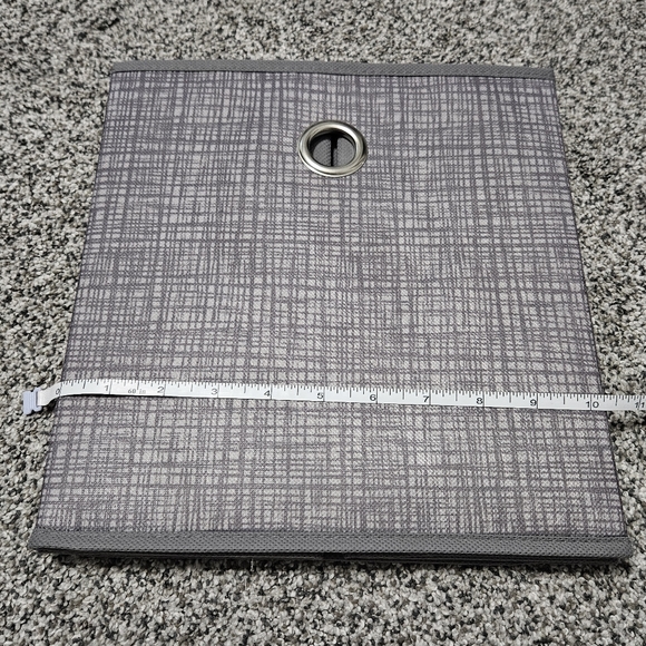 Fabric Storage Cube - Grey Pattern - Picture 13 of 15